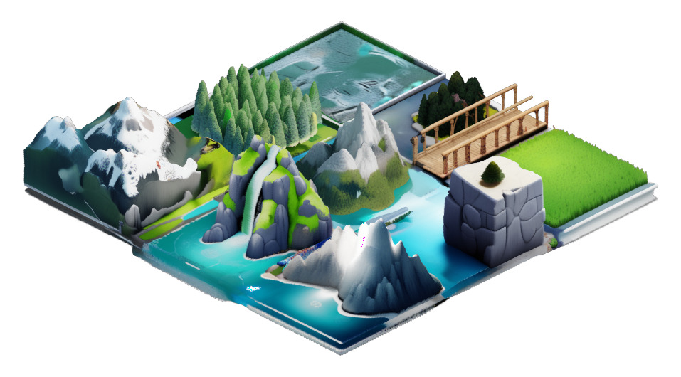 SynCity — mountainous landscape